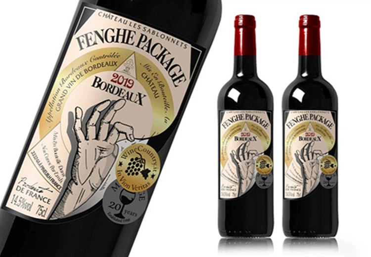 1 texure paper wine labels