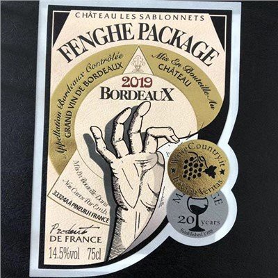 Texture Paper Custom Wine Labels